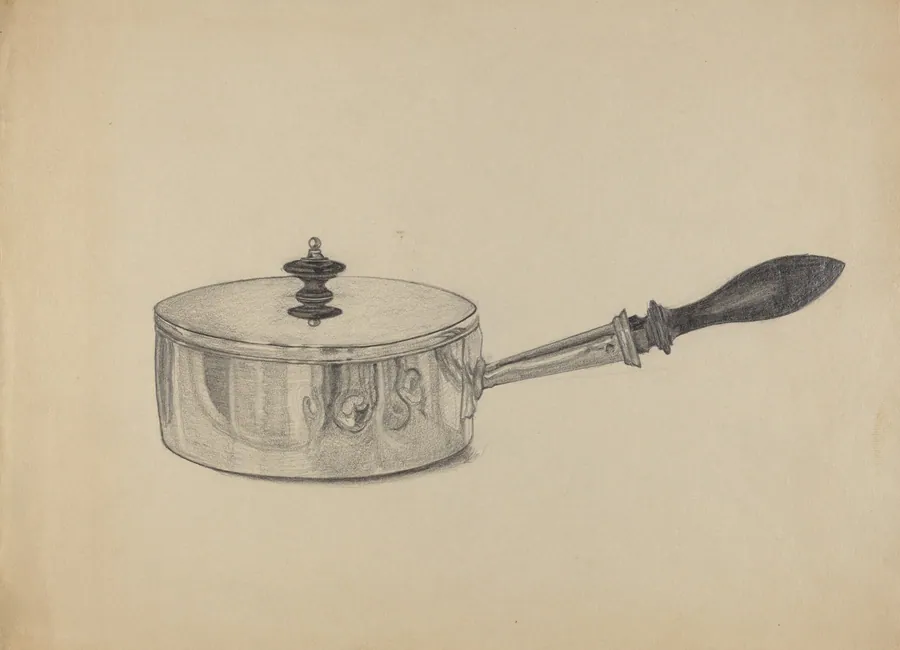 Silver Serving Dish by S. Brodsky