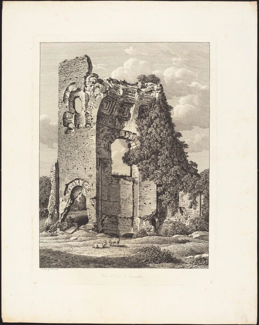 Vicino al Circo di Caracalla by Johann Christian Reinhart