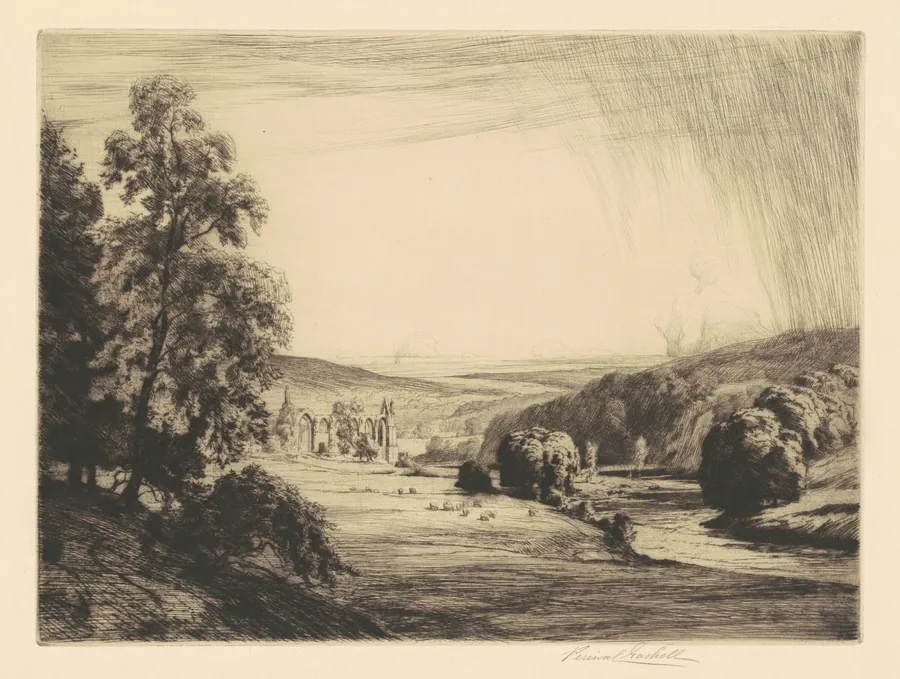 Bolton Abbey by Percival Gaskell