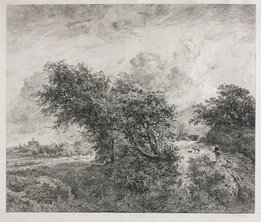 The Thicket by Charles François Daubigny