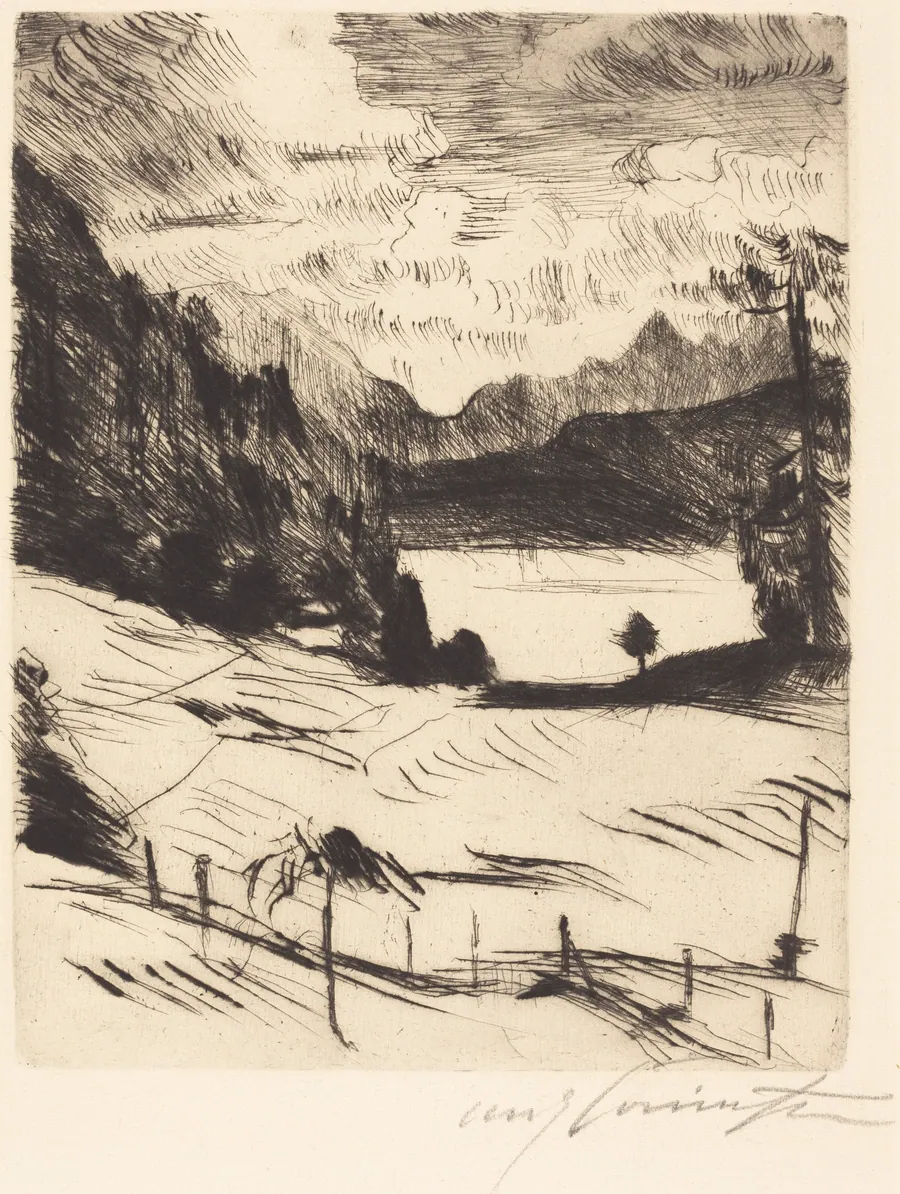 Der Walchensee (The Walchensee) by Lovis Corinth