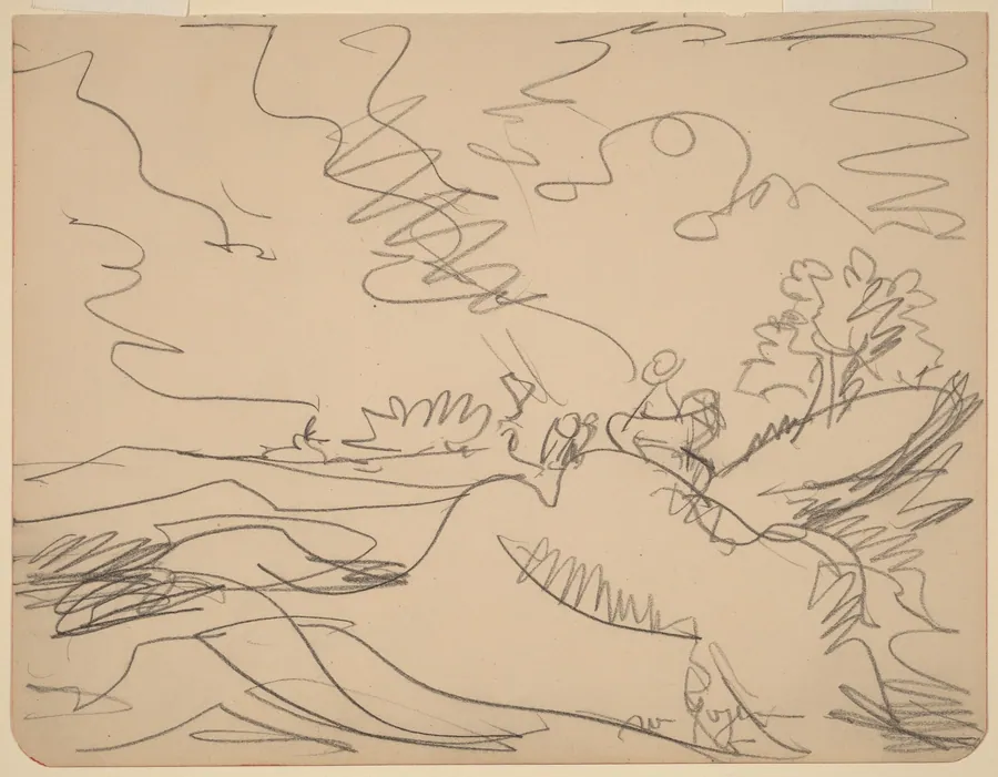 Landscape in the Taunus by Ernst Ludwig Kirchner