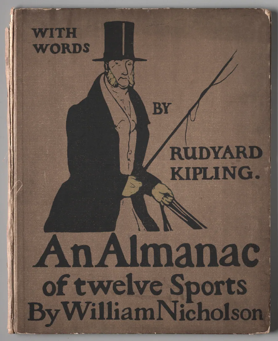 "An Almanac of Twelve Sports:" Cover by William Nicholson