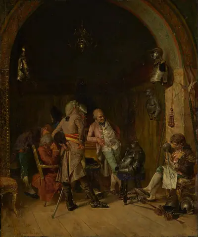 Examining Antique Arms