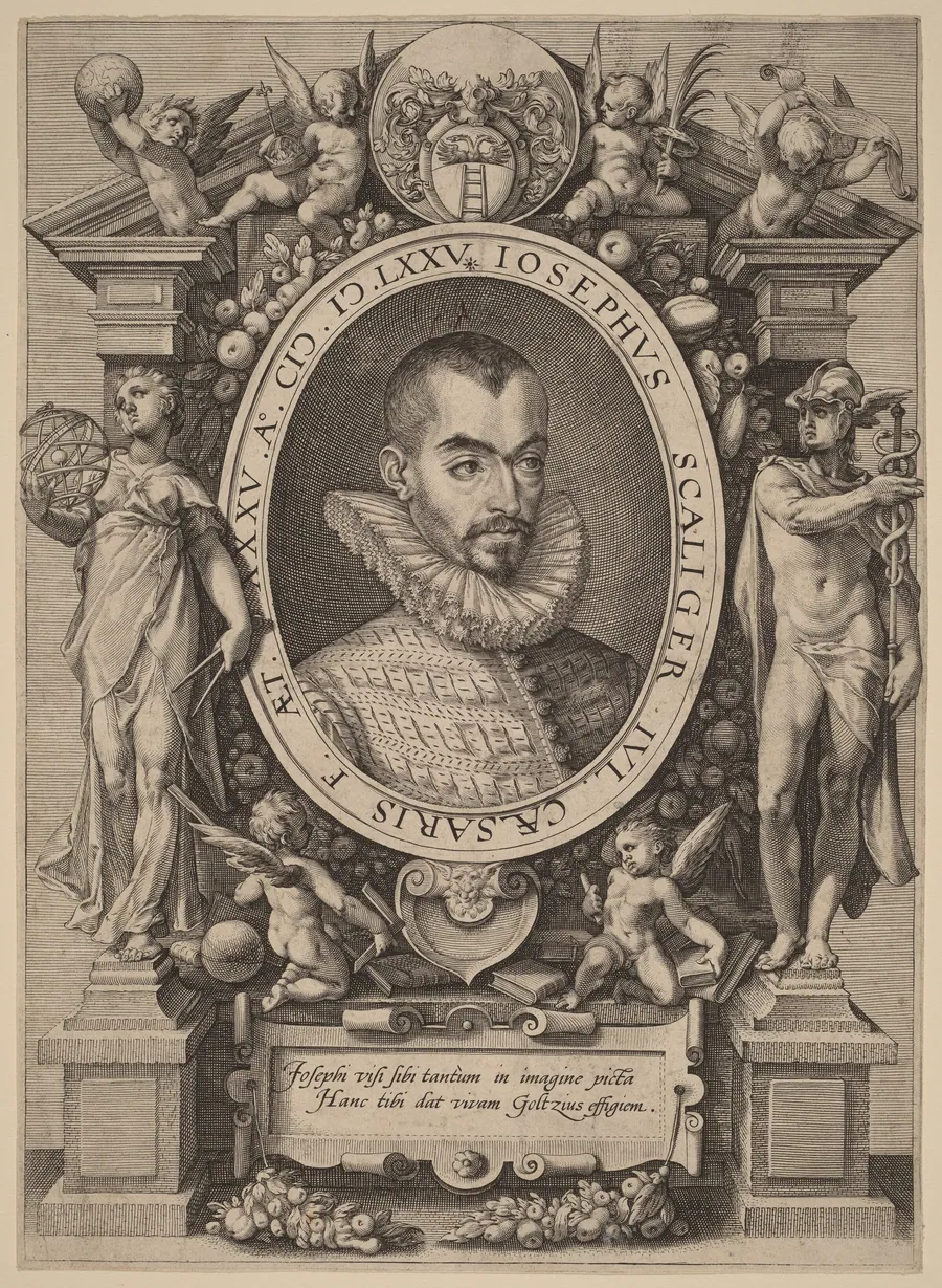 Josephus Justus Scaliger by Hendrick Goltzius
