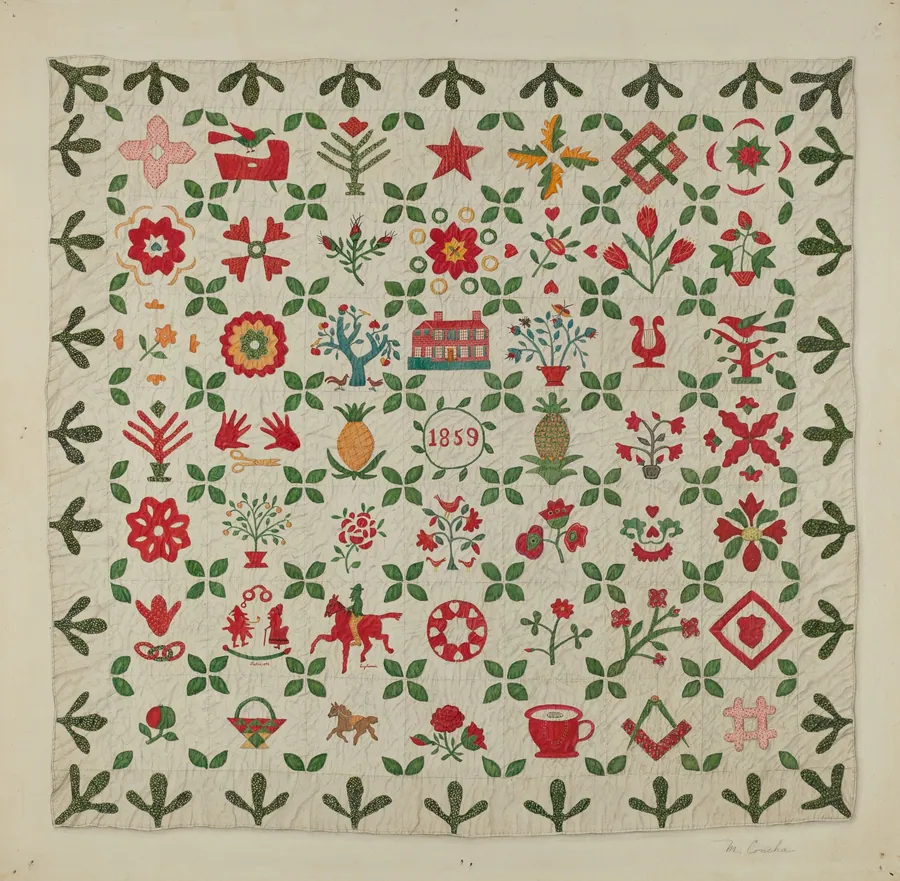 Applique Quilt by Margaret Concha