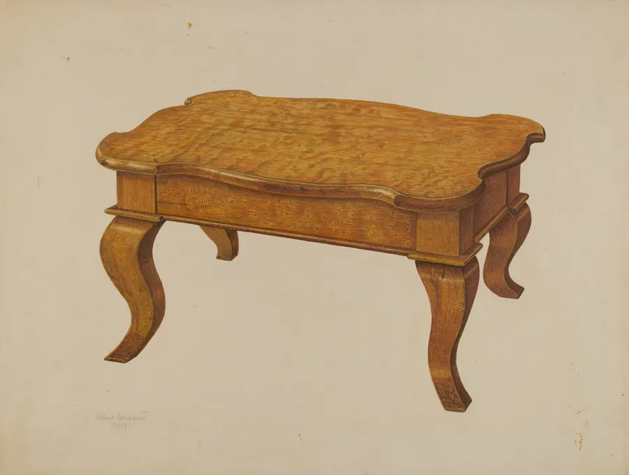 Footstool by Albert Geuppert