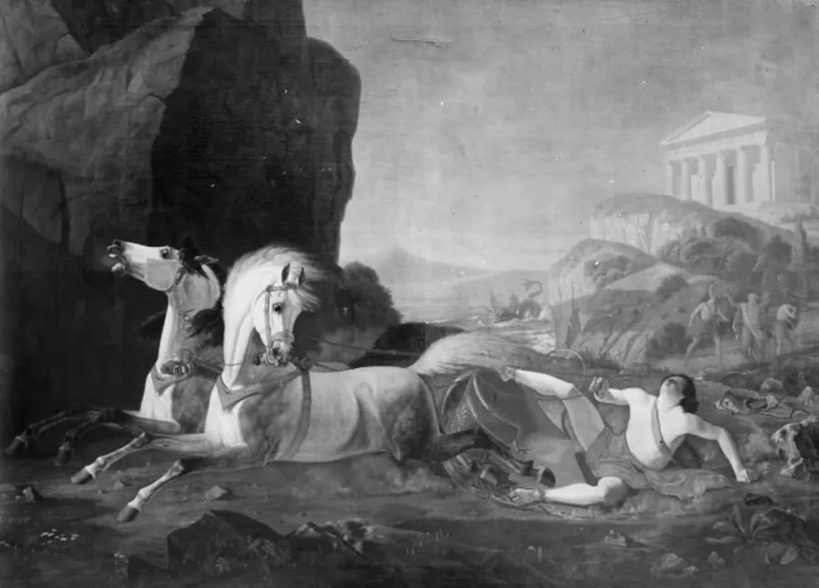 Hippolyts død by Christian Holm