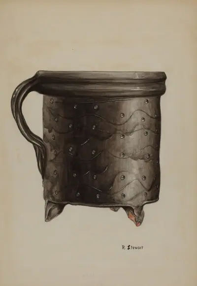 Pa. German Cheese Strainer
