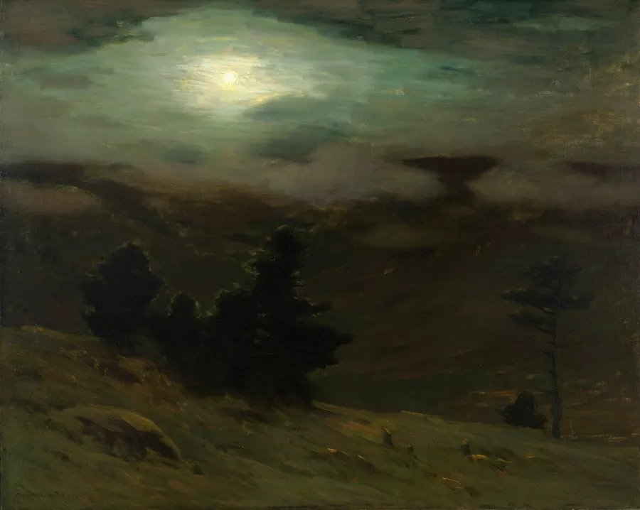 Gathering Mists by Charles Warren Eaton, born Albany, NY 1857-died Glen Ridge, NJ 1937