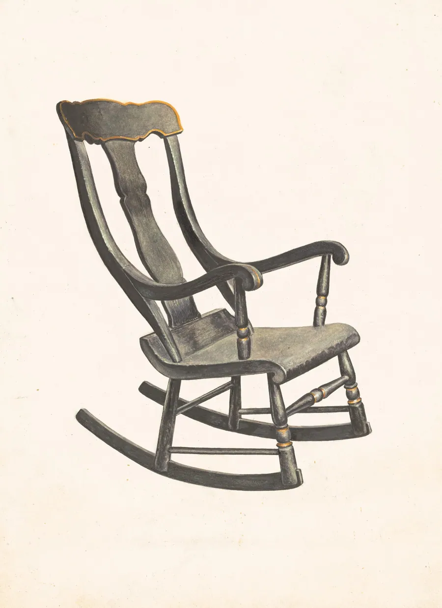 Rocking Chair (Square Back) by Robert Gilson