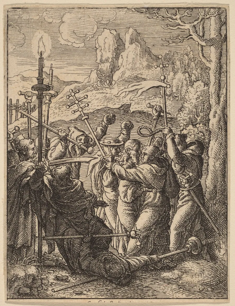 Jesus Taken by Wenceslaus Hollar