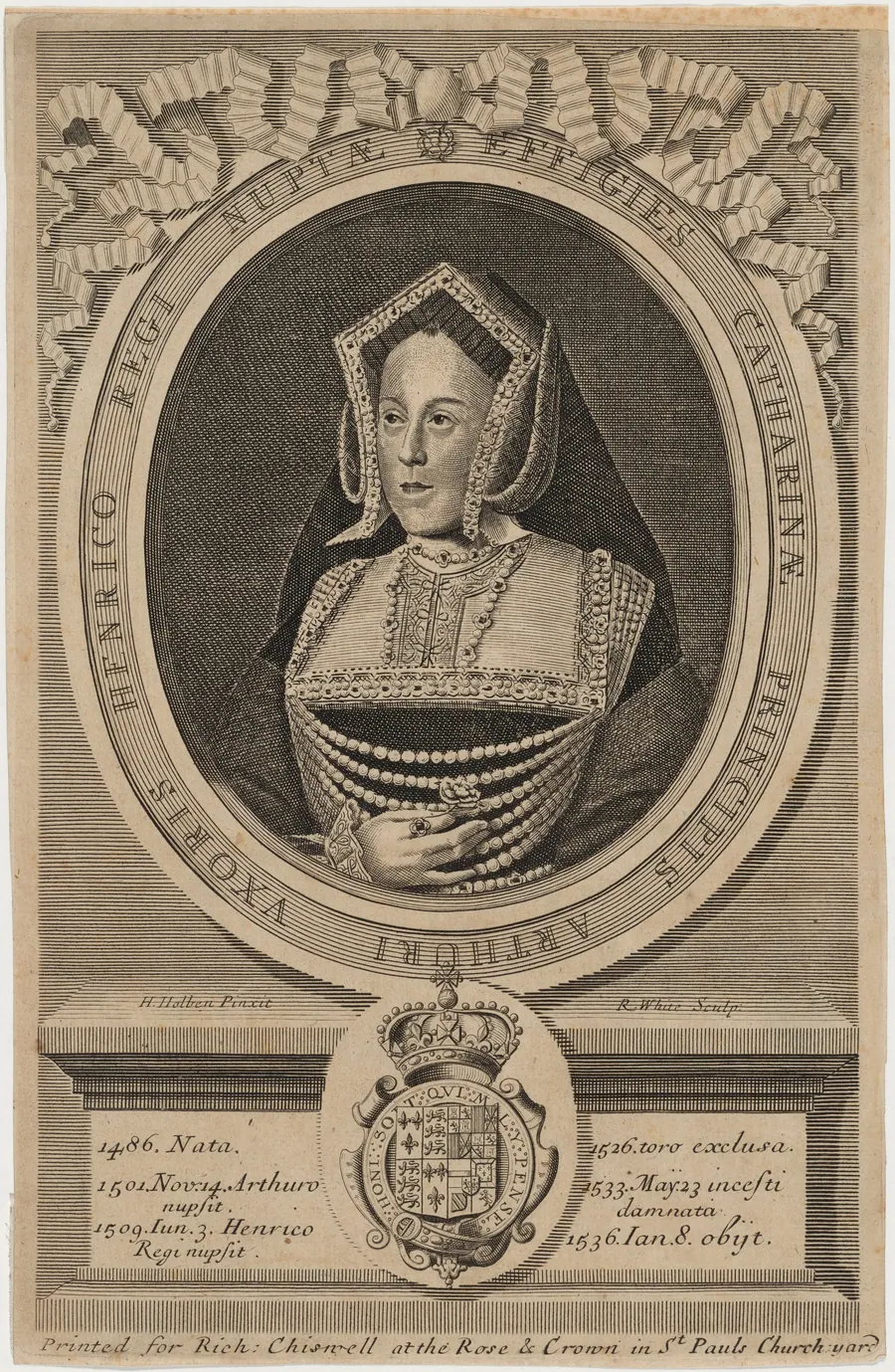 Catherine of Aragon, First Wife of Henry VIII by Robert White