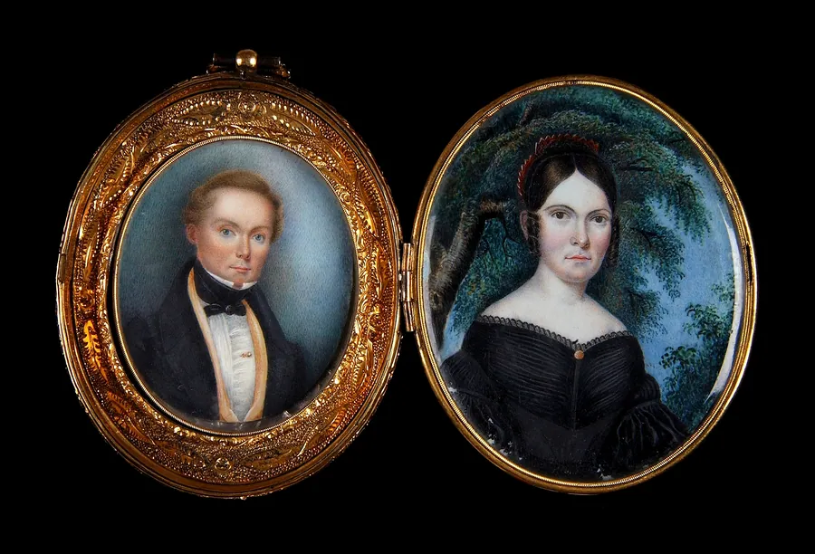 Portrait of a Lady by John Alexander McDougall, born 1810/11-died NY 1894