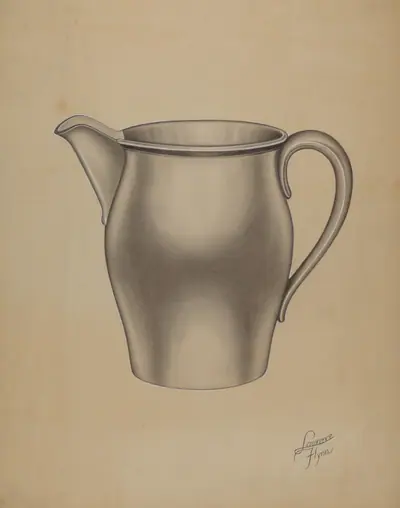 Pewter Pitcher