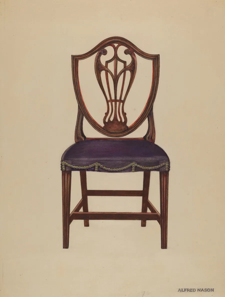 Side Chair (one of six) by Alfred Nason