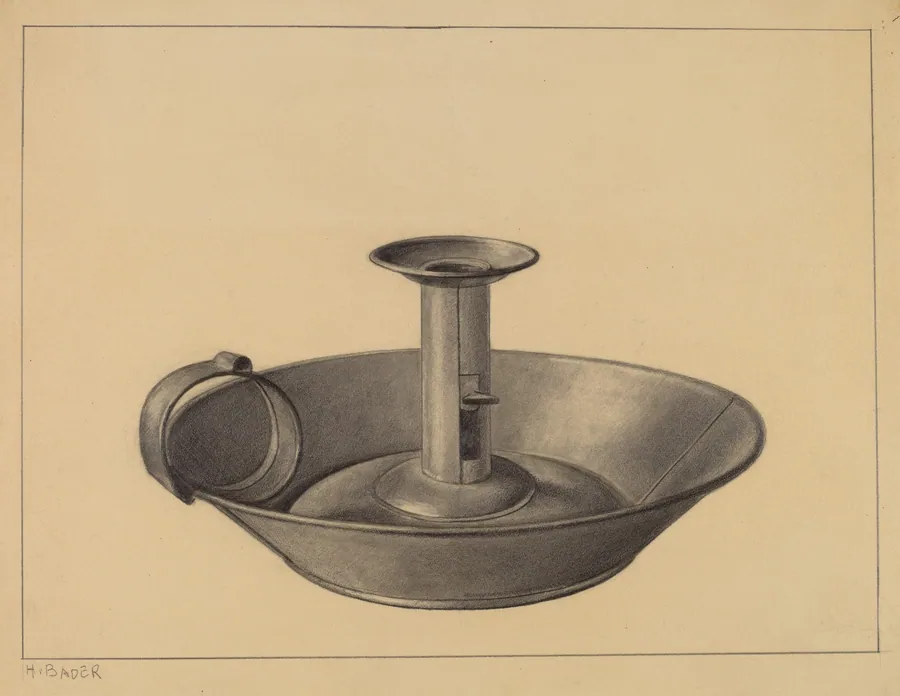 Candlestick by Herman Bader