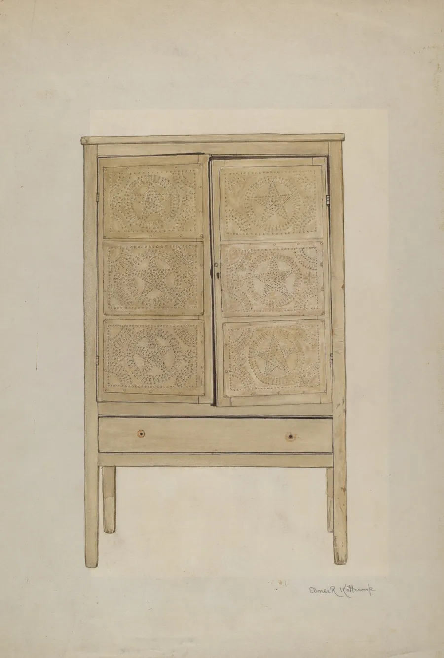 Cabinet by Elmer R. Kottcamp