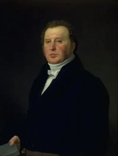 Politilæge Johan Frederik Rost. Kunstnerens huslæge og ven