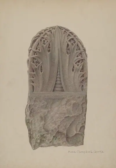 Stone Gate Post