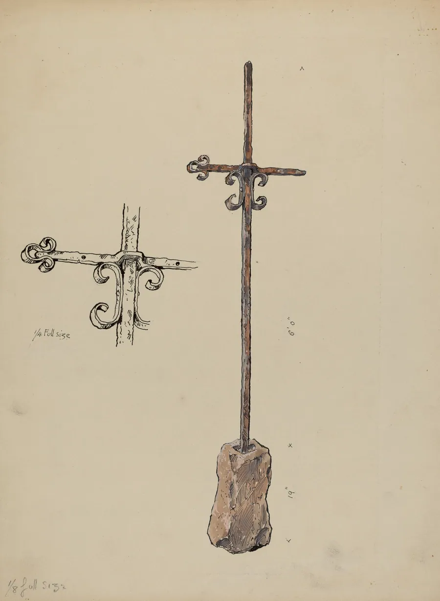 Portion of Original Weather Vane by Geoffrey Holt