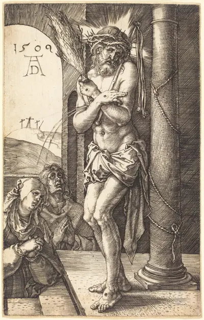 The Man of Sorrows Standing by the Column