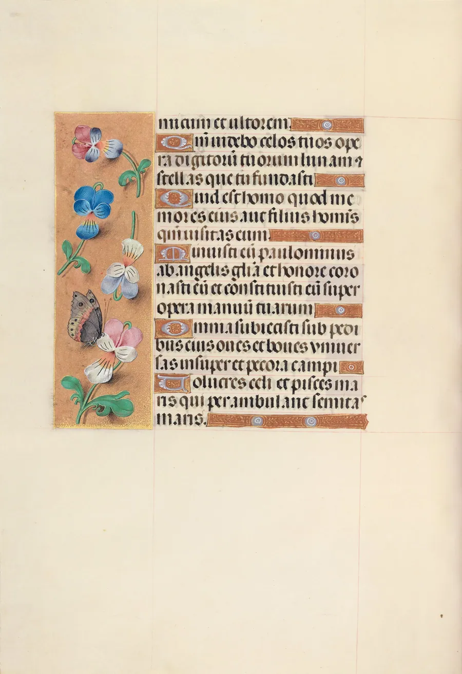 Hours of Queen Isabella the Catholic, Queen of Spain:  Fol. 100v by Master of the First Prayerbook of Maximillian