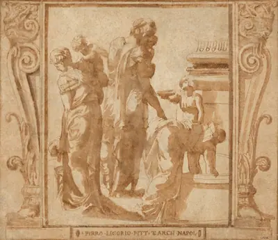 Women and Children at a Fountain