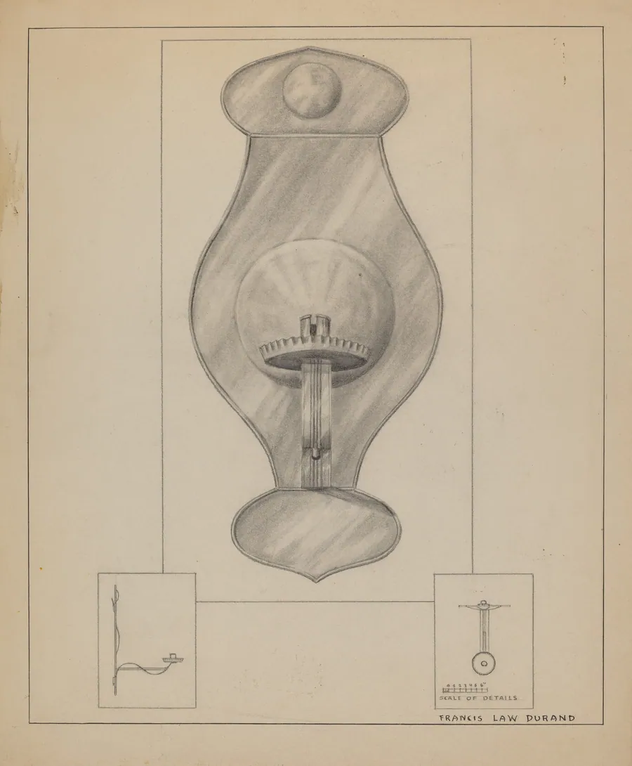 Wall Sconce by Francis Law Durand
