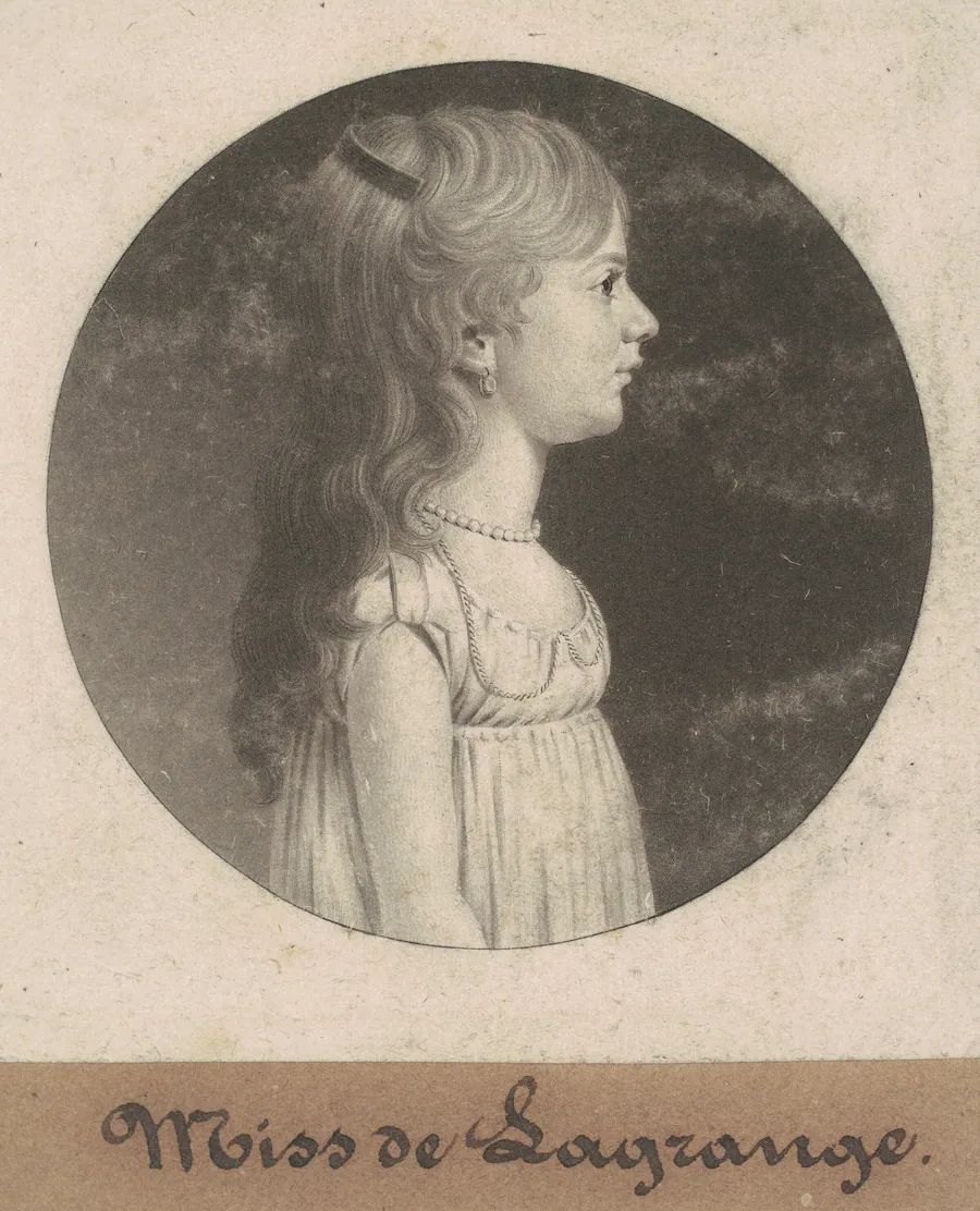 Miss de la Grange by Charles B. J. Févret de Saint-Mémin
