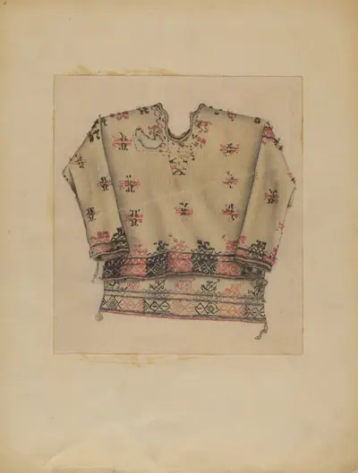 Embroidered Woman's Dress