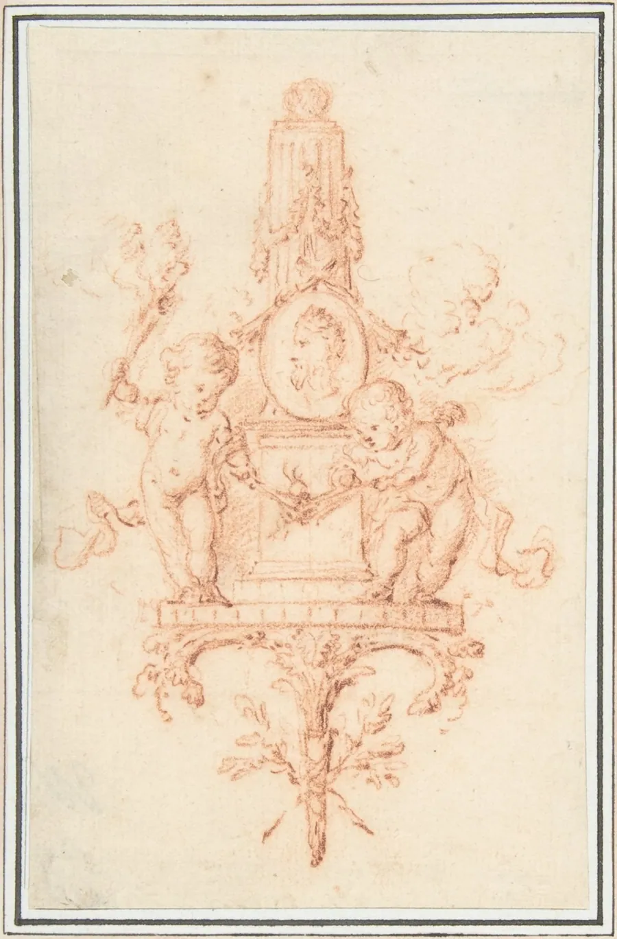 Design for a Wall Monument by René Charpentier