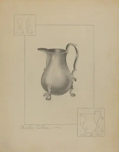 Pewter Creamer