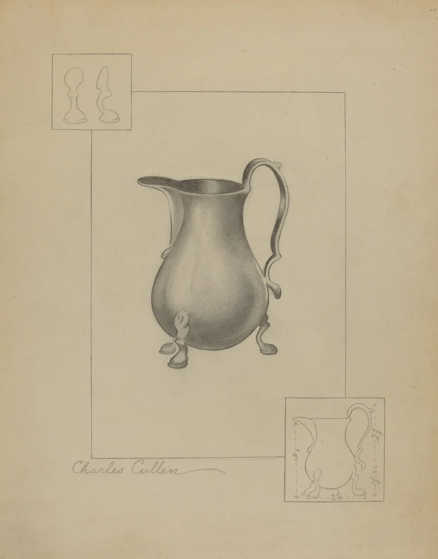 Pewter Creamer by Charles Cullen