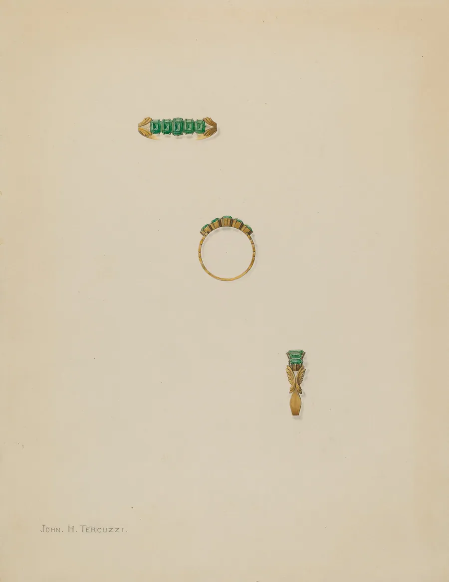 Emerald Ring by John H. Tercuzzi