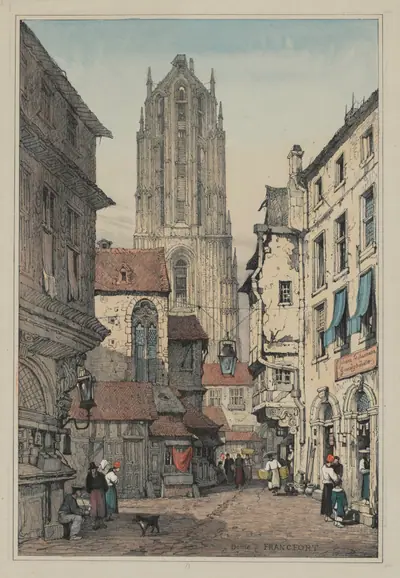 Facisimilies of Sketches made in Flanders and Germany: Dome, Francfort