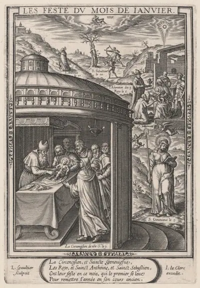 Les Feste du mois de Janvier (January: the Circumcision)
