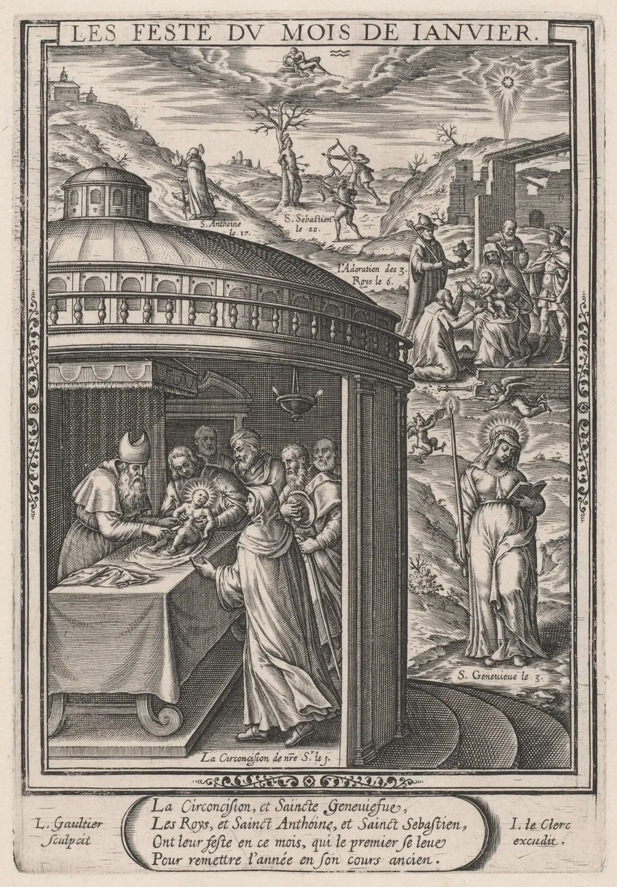 Les Feste du mois de Janvier (January: the Circumcision) by Léonard Gaultier