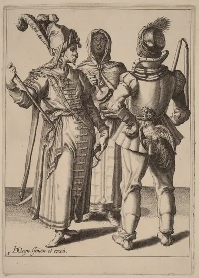 A Grandee, a Peasant, and a Veiled Woman