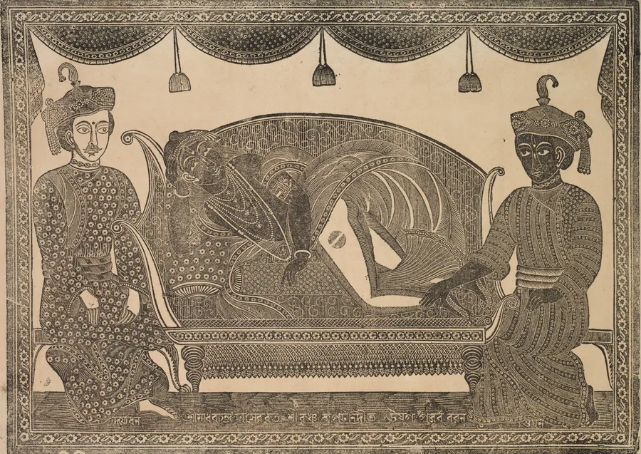 Kalighat Painting by Shri Gobinda Chandra Roy