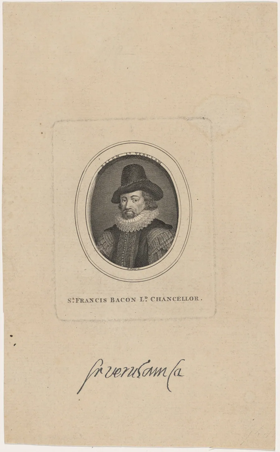 Sir Francis Bacon, Lord Chancellor by William Walker