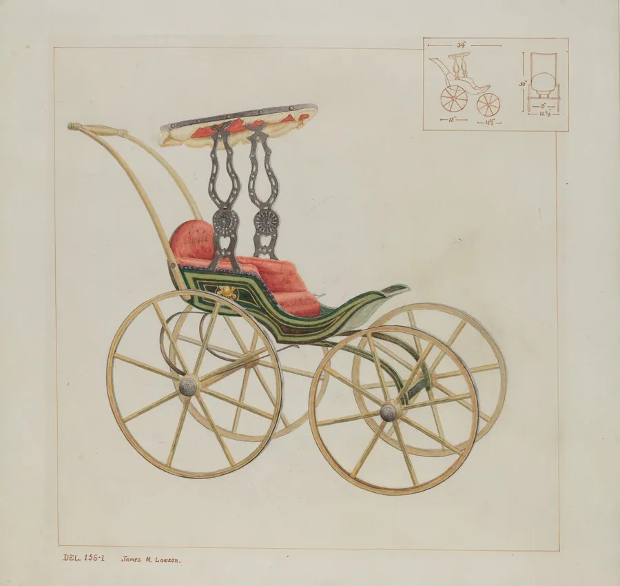 Doll Carriage by James M. Lawson