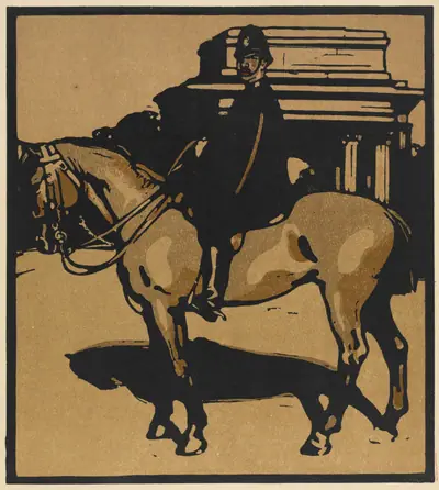 London Types: Policeman (Constitution Hill)