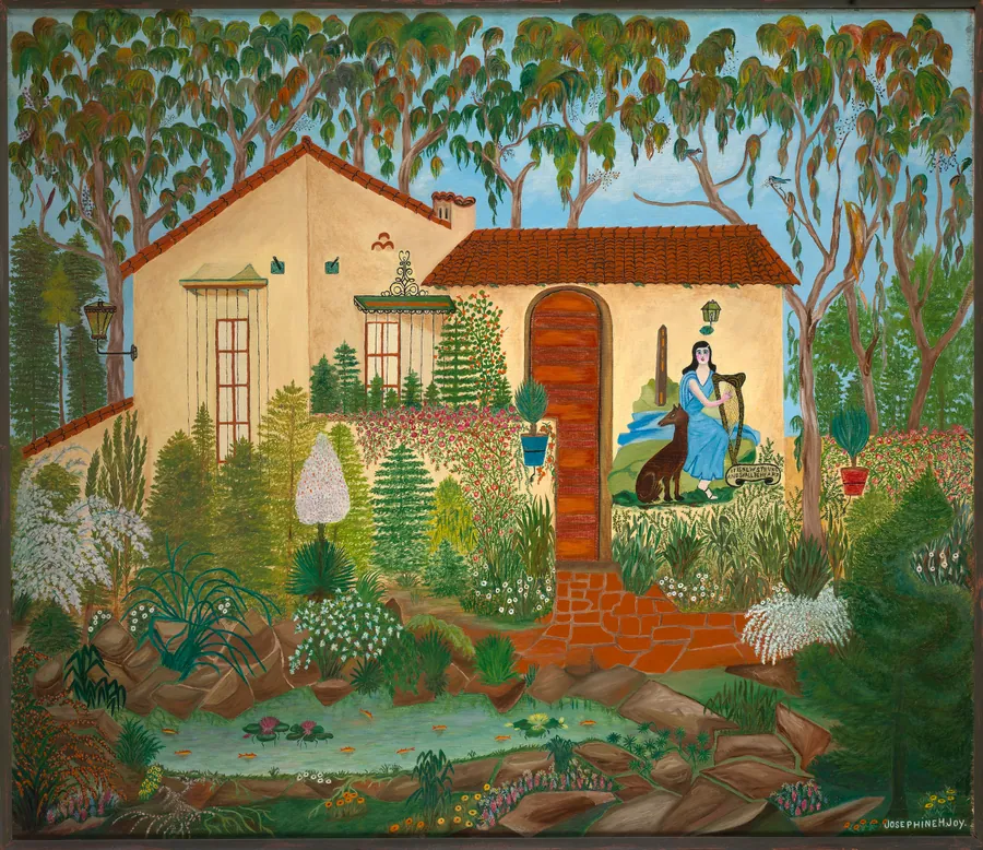 Irish Cottage by Josephine Joy, born North River Mills, WV 1869-died Peoria, IL 1948