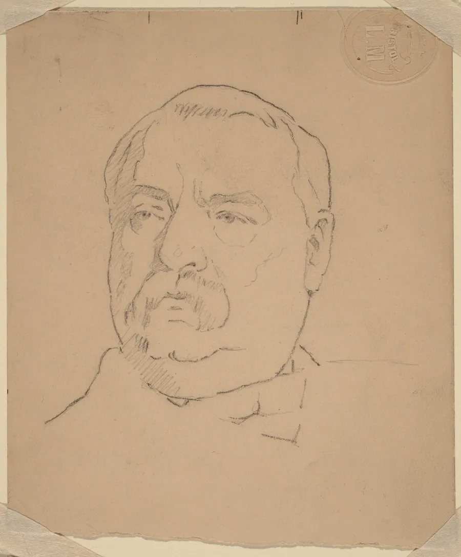 Grover Cleveland [recto] by Eastman Johnson