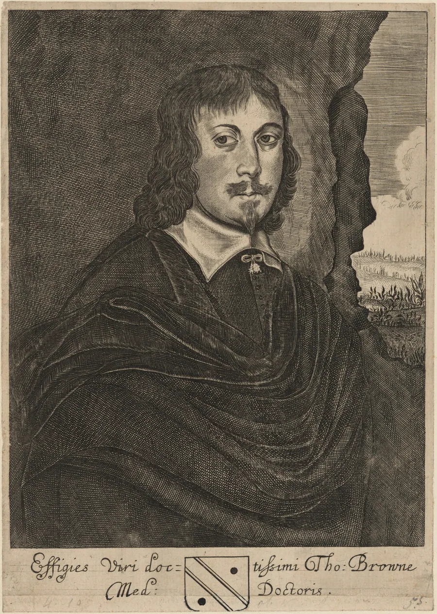 Tho. Browne, Med. Doctoris (Sir Thomas Browne, M.D.) by Thomas Cross