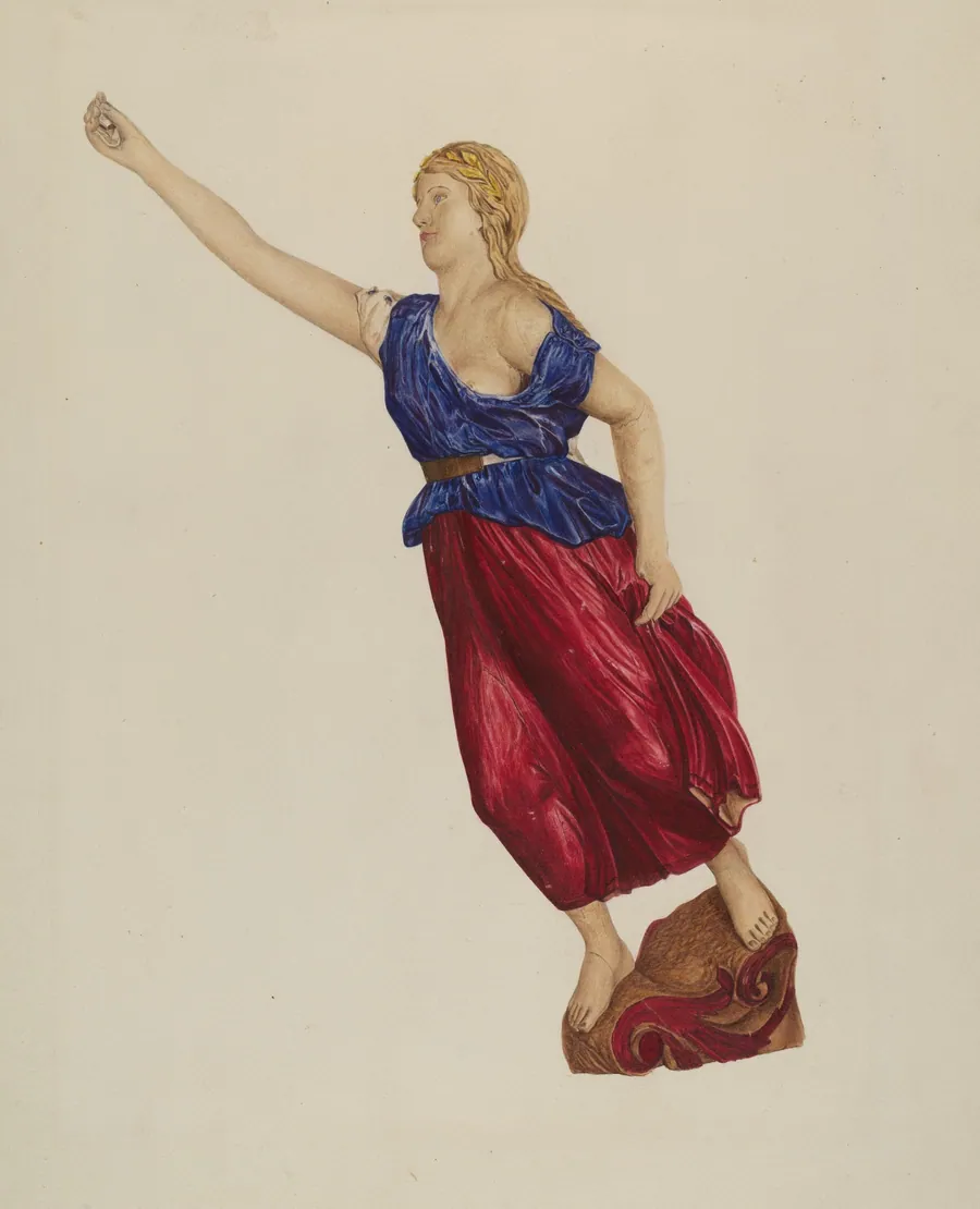 Ship's Figurehead by Lucille Lacoursiere