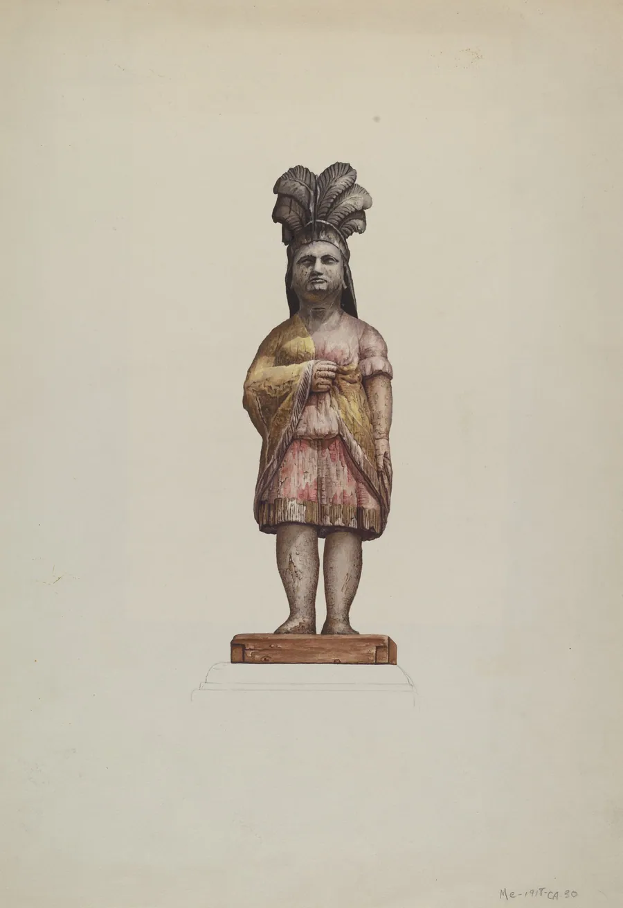 Cigar Store Indian by Flora Merchant