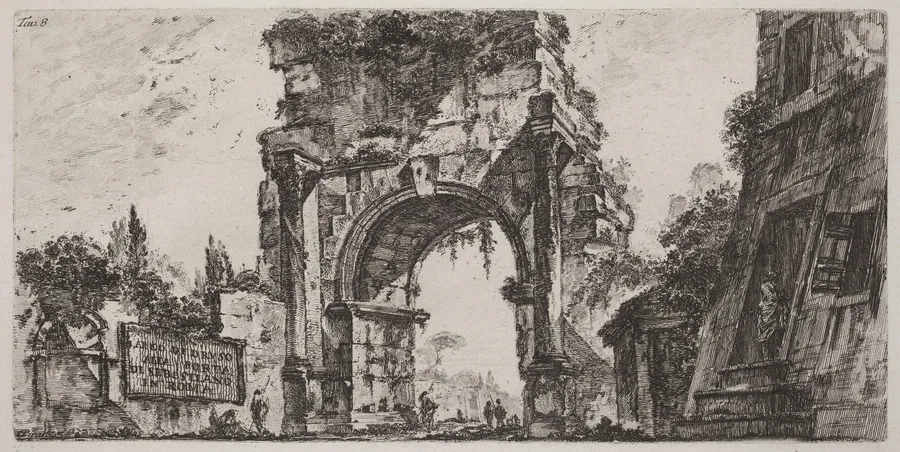 Arco di Druso by Giovanni Battista Piranesi