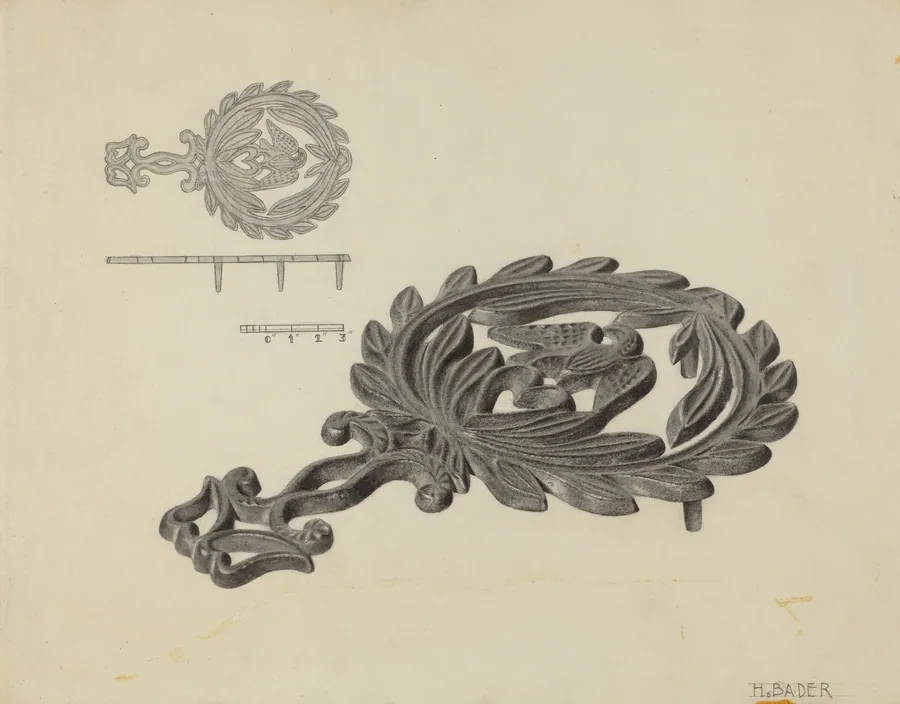 Iron Holder by Herman Bader